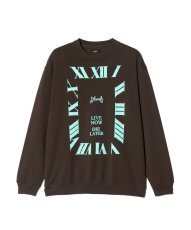 画像2: 【glamb 2026 Winter先行予約】glamb グラム / Timepiece Sweat (2色展開) (2)