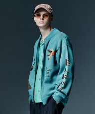 画像11: 【glamb 2026 Winter先行予約】glamb グラム / Jacquard Knit Blouson (2色展開) (11)