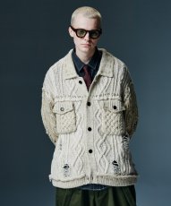 画像8: 【glamb 2026 Winter先行予約】glamb グラム / Damage Knit Jacket (2色展開) (8)