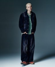 画像22: 【glamb 2026 Winter先行予約】glamb グラム / Gloss Flockey Denim Pants (2色展開) (22)