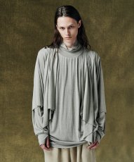 画像6: 【glamb 2026 Winter先行予約】glamb グラム / Drape Mock Neck Cutsew (2色展開) (6)
