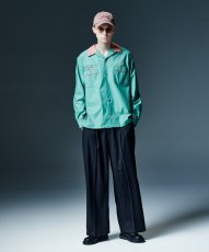 画像18: 【glamb 2026 Winter先行予約】glamb グラム / Chemical Burn Bowling Shirt (2色展開) (18)