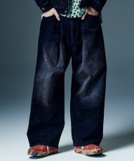 画像17: 【glamb 2026 Winter先行予約】glamb グラム / Gloss Flockey Denim Set Up (2色展開) (17)