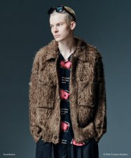 画像4: 【glamb 2026 Winter先行予約】glamb グラム / Shaggy Knit Shirt Cardigan (2色展開) (4)