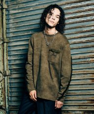 画像26: 【glamb 2026 Winter先行予約】glamb グラム / Fringe Sweat (2色展開) (26)