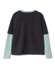 画像3: 【glamb 2026 Winter先行予約】glamb グラム / Multi Texture Layered Cutsew (2色展開) (3)