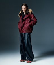 画像10: 【glamb 2026 Winter先行予約】glamb グラム / Synth Leather Baggy Slacks (2色展開) (10)