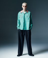 画像16: 【glamb 2026 Winter先行予約】glamb グラム / Chemical Burn Bowling Shirt (2色展開) (16)
