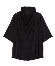 画像2: 【glamb 2026 Winter先行予約】glamb グラム / Cross Drape Cutsew (2色展開) (2)