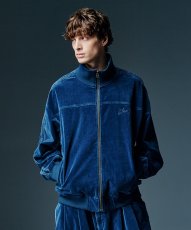 画像9: 【glamb 2026 Winter先行予約】glamb グラム / Indigo Velveteen Track Jacket (1色展開) (9)