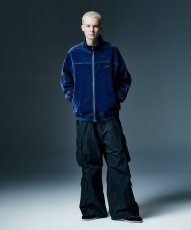 画像13: 【glamb 2026 Winter先行予約】glamb グラム / Indigo Velveteen Track Jacket (1色展開) (13)