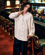 画像21: 【glamb 2026 Winter先行予約】glamb グラム / Grace Open Collar Shirt (3色展開) (21)