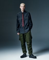 画像21: 【glamb 2026 Winter先行予約】glamb グラム / Eaten Apple Denim Shirt (2色展開) (21)