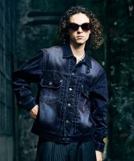 画像29: 【glamb 2026 Winter先行予約】glamb グラム / Gloss Flockey Denim Set Up (2色展開) (29)