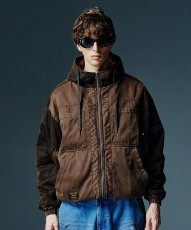 画像4: 【glamb 2026 Winter先行予約】glamb グラム / Remake Hooded Work Jacket (2色展開) (4)