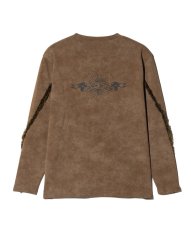 画像2: 【glamb 2026 Winter先行予約】glamb グラム / Fringe Sweat (2色展開) (2)