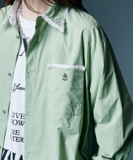 画像12: 【glamb 2026 Winter先行予約】glamb グラム / Eaten Apple Layered Shirt (2色展開) (12)