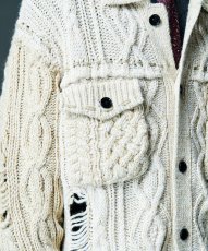 画像9: 【glamb 2026 Winter先行予約】glamb グラム / Damage Knit Jacket (2色展開) (9)