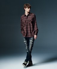 画像18: 【glamb 2026 Winter先行予約】glamb グラム / Mixture Check Shirt (2色展開) (18)