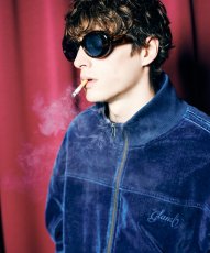 画像20: 【glamb 2026 Winter先行予約】glamb グラム / Indigo Velveteen Track Jacket (1色展開) (20)