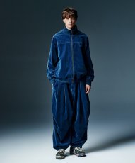 画像16: 【glamb 2026 Winter先行予約】glamb グラム / Indigo Velveteen Track Jacket (1色展開) (16)