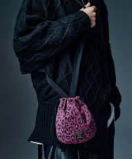 画像15: 【glamb 2026 Winter先行予約】glamb グラム / Leopard Drawstring Bag (3色展開) (15)