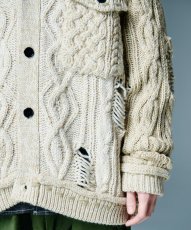 画像11: 【glamb 2026 Winter先行予約】glamb グラム / Damage Knit Jacket (2色展開) (11)