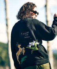 画像24: 【glamb 2026 Winter先行予約】glamb グラム / Jacquard Knit Blouson (2色展開) (24)