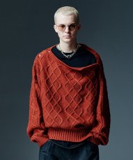画像16: 【glamb 2026 Winter先行予約】glamb グラム / Double Head Pullover Knit (3色展開) (16)