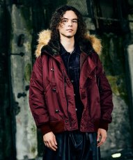 画像31: 【glamb 2026 Winter先行予約】glamb グラム / Luxe Flight Jacket (3色展開) (31)