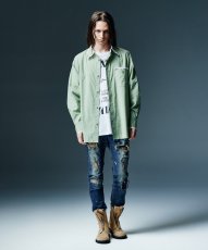 画像19: 【glamb 2026 Winter先行予約】glamb グラム / Eaten Apple Layered Shirt (2色展開) (19)