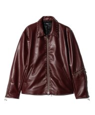 画像3: 【glamb 2026 Winter先行予約】glamb グラム / Synth Leather Studs Jacket (3色展開) (3)
