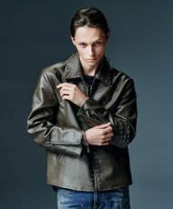 画像10: 【glamb 2026 Winter先行予約】glamb グラム / Synth Leather Studs Jacket (3色展開) (10)