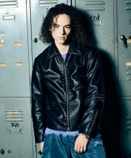 画像24: 【glamb 2026 Winter先行予約】glamb グラム / Synth Leather Studs Jacket (3色展開) (24)