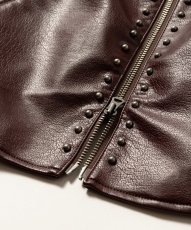 画像34: 【glamb 2026 Winter先行予約】glamb グラム / Synth Leather Studs Jacket (3色展開) (34)