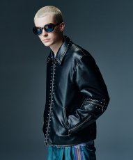 画像6: 【glamb 2026 Winter先行予約】glamb グラム / Synth Leather Studs Jacket (3色展開) (6)