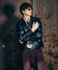 画像27: 【glamb 2026 Winter先行予約】glamb グラム / Synth Leather Studs Jacket (3色展開) (27)