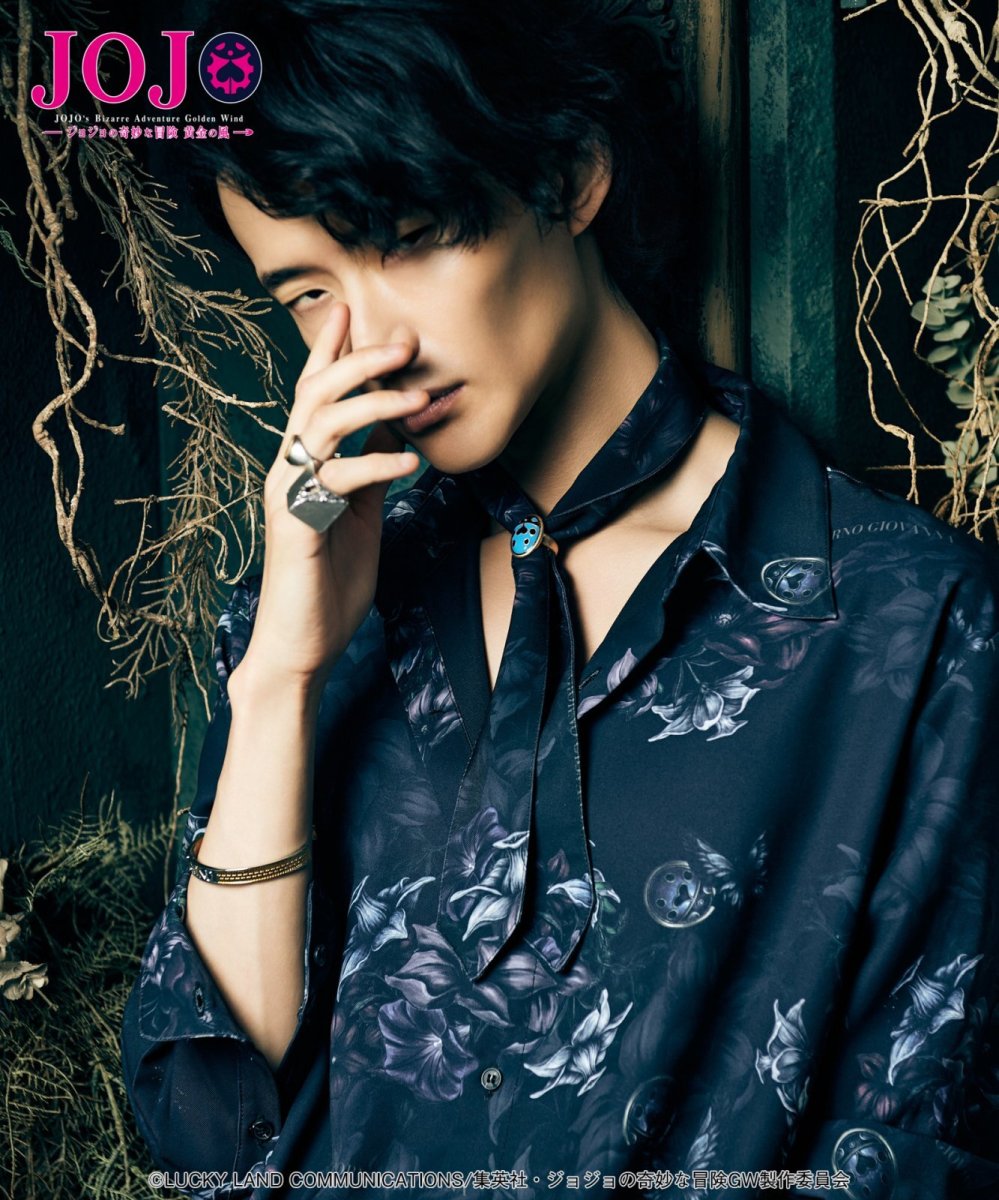 画像20: 【アニメ『ジョジョの奇妙な冒険 黄金の風』 glambコレクション】glamb グラム / Giorno Giovanna Shirt (1色展開) (20)