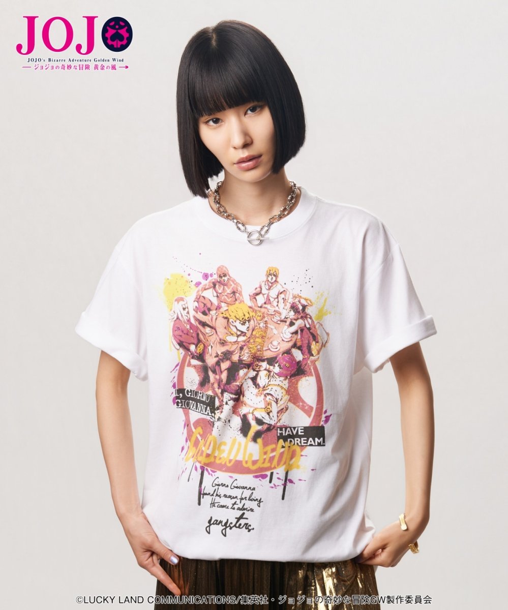 画像4: 【アニメ『ジョジョの奇妙な冒険 黄金の風』 glambコレクション】glamb グラム / Team Bucciarati T-Shirt (2色展開) (4)