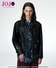 画像5: 【アニメ『ジョジョの奇妙な冒険 黄金の風』 glambコレクション】glamb グラム / Bruno Bucciarati Riders Jacket (1色展開) (5)