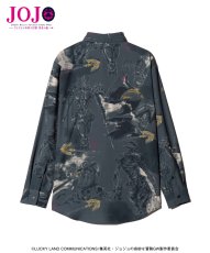 画像2: 【アニメ『ジョジョの奇妙な冒険 黄金の風』 glambコレクション】glamb グラム / Jean Pierre Polnareff’s Stand Shirt (1色展開) (2)