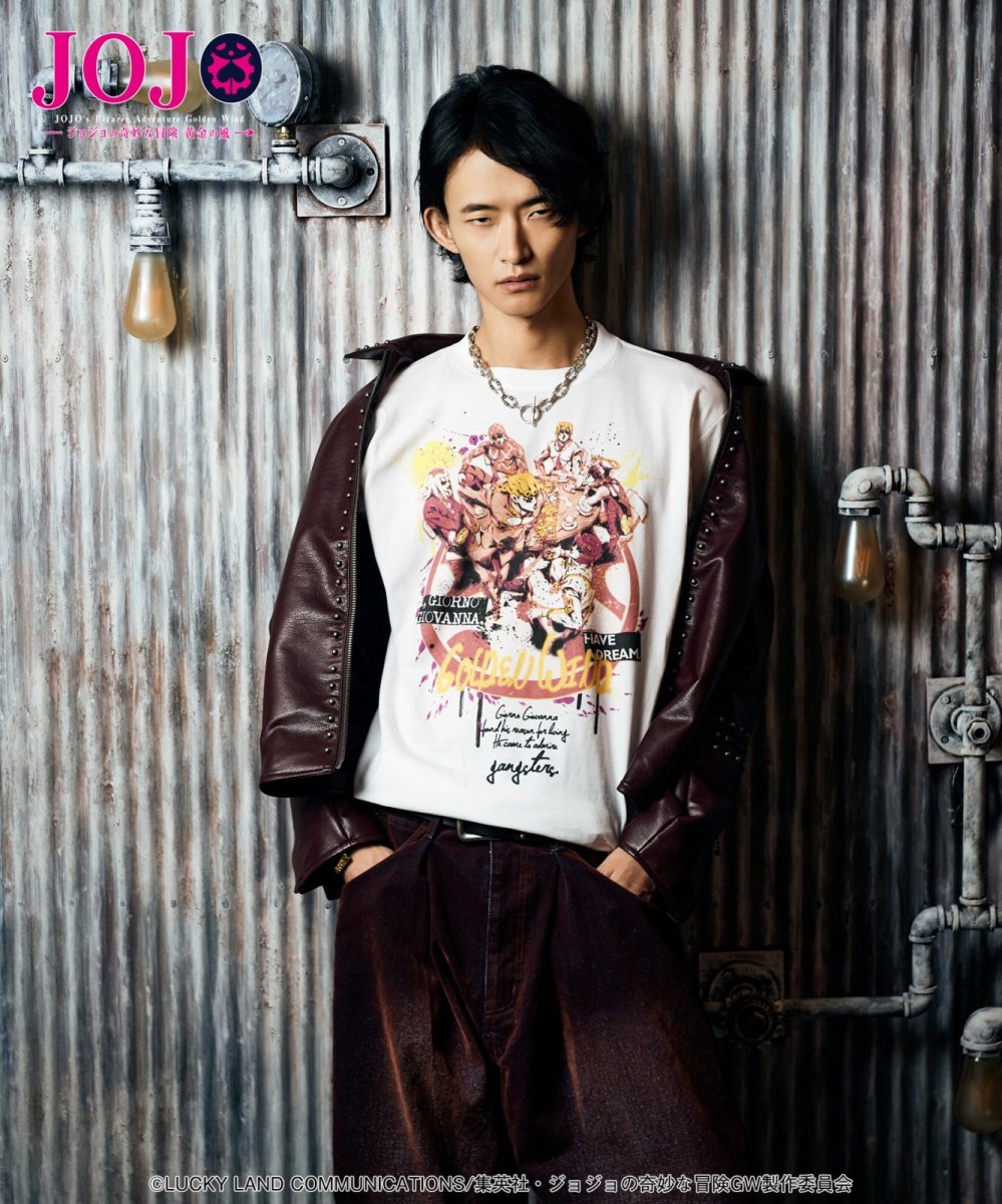 画像11: 【アニメ『ジョジョの奇妙な冒険 黄金の風』 glambコレクション】glamb グラム / Team Bucciarati T-Shirt (2色展開) (11)