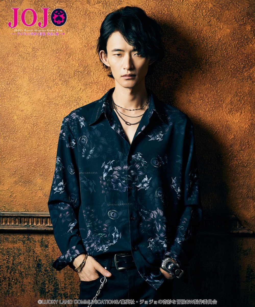 画像24: 【アニメ『ジョジョの奇妙な冒険 黄金の風』 glambコレクション】glamb グラム / Giorno Giovanna Shirt (1色展開) (24)