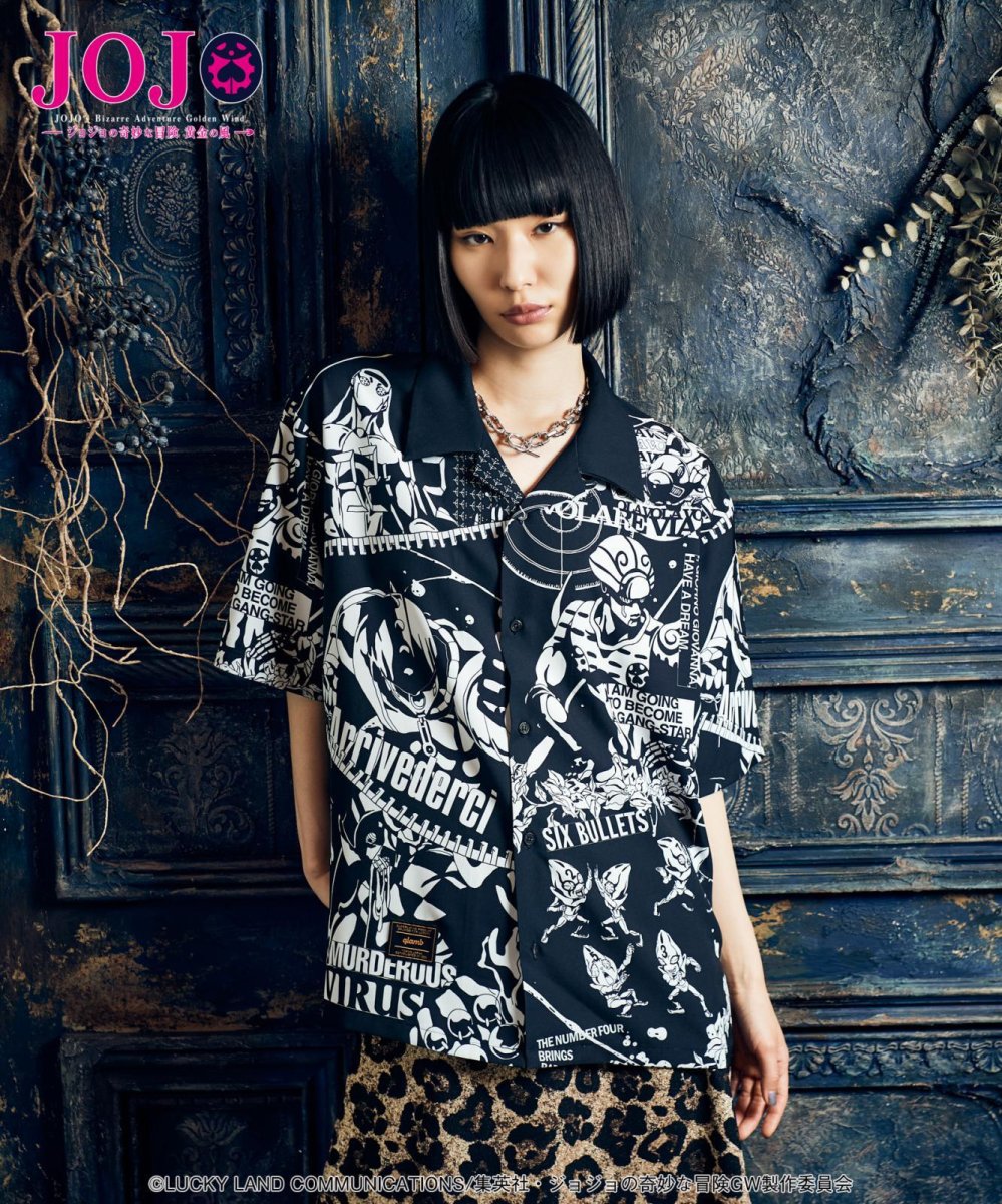 画像8: 【アニメ『ジョジョの奇妙な冒険 黄金の風』 glambコレクション】glamb グラム / Team Bucciarati Stand Shirt (1色展開) (8)