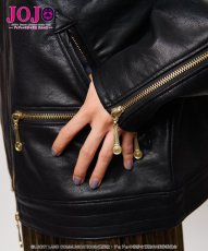 画像25: 【アニメ『ジョジョの奇妙な冒険 黄金の風』 glambコレクション】glamb グラム / Bruno Bucciarati Riders Jacket (1色展開) (25)