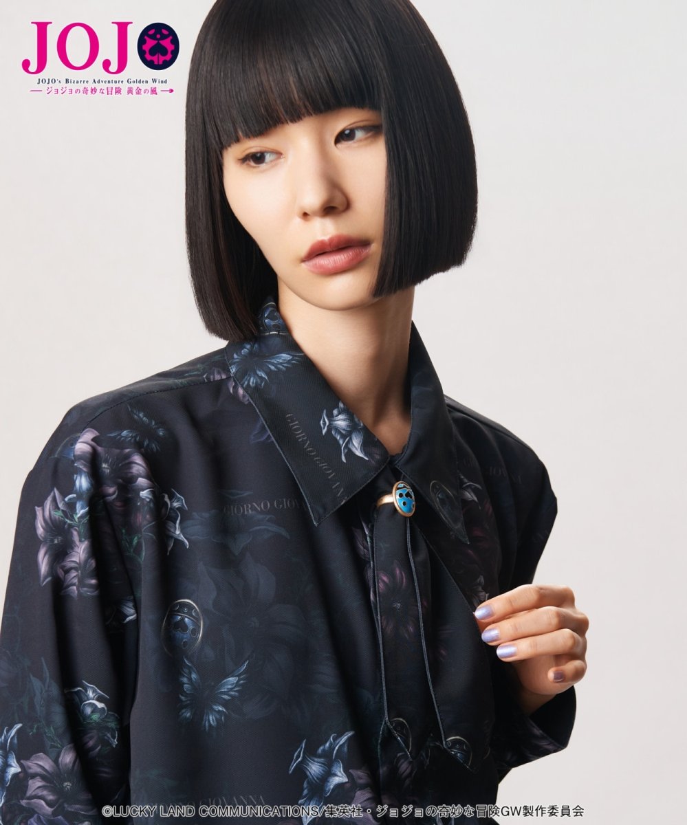 画像18: 【アニメ『ジョジョの奇妙な冒険 黄金の風』 glambコレクション】glamb グラム / Giorno Giovanna Shirt (1色展開) (18)