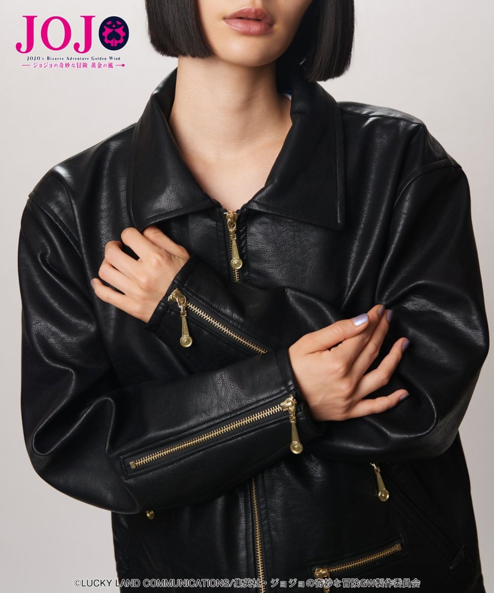 画像24: 【アニメ『ジョジョの奇妙な冒険 黄金の風』 glambコレクション】glamb グラム / Bruno Bucciarati Riders Jacket (1色展開) (24)