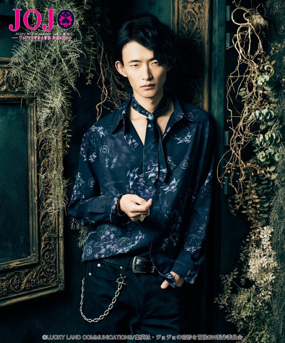 画像22: 【アニメ『ジョジョの奇妙な冒険 黄金の風』 glambコレクション】glamb グラム / Giorno Giovanna Shirt (1色展開) (22)