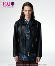 画像4: 【アニメ『ジョジョの奇妙な冒険 黄金の風』 glambコレクション】glamb グラム / Bruno Bucciarati Riders Jacket (1色展開) (4)