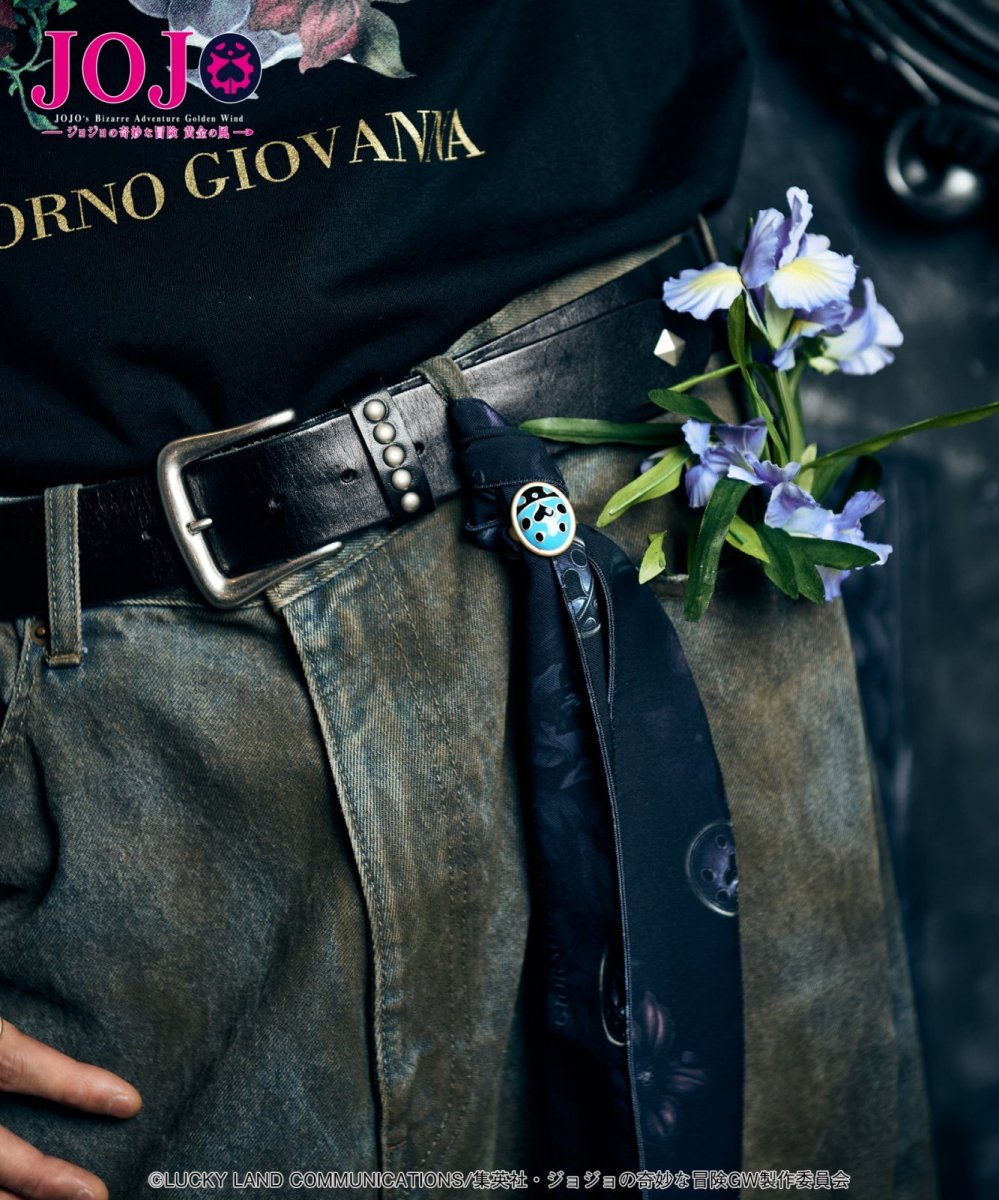 画像33: 【アニメ『ジョジョの奇妙な冒険 黄金の風』 glambコレクション】glamb グラム / Giorno Giovanna Shirt (1色展開) (33)